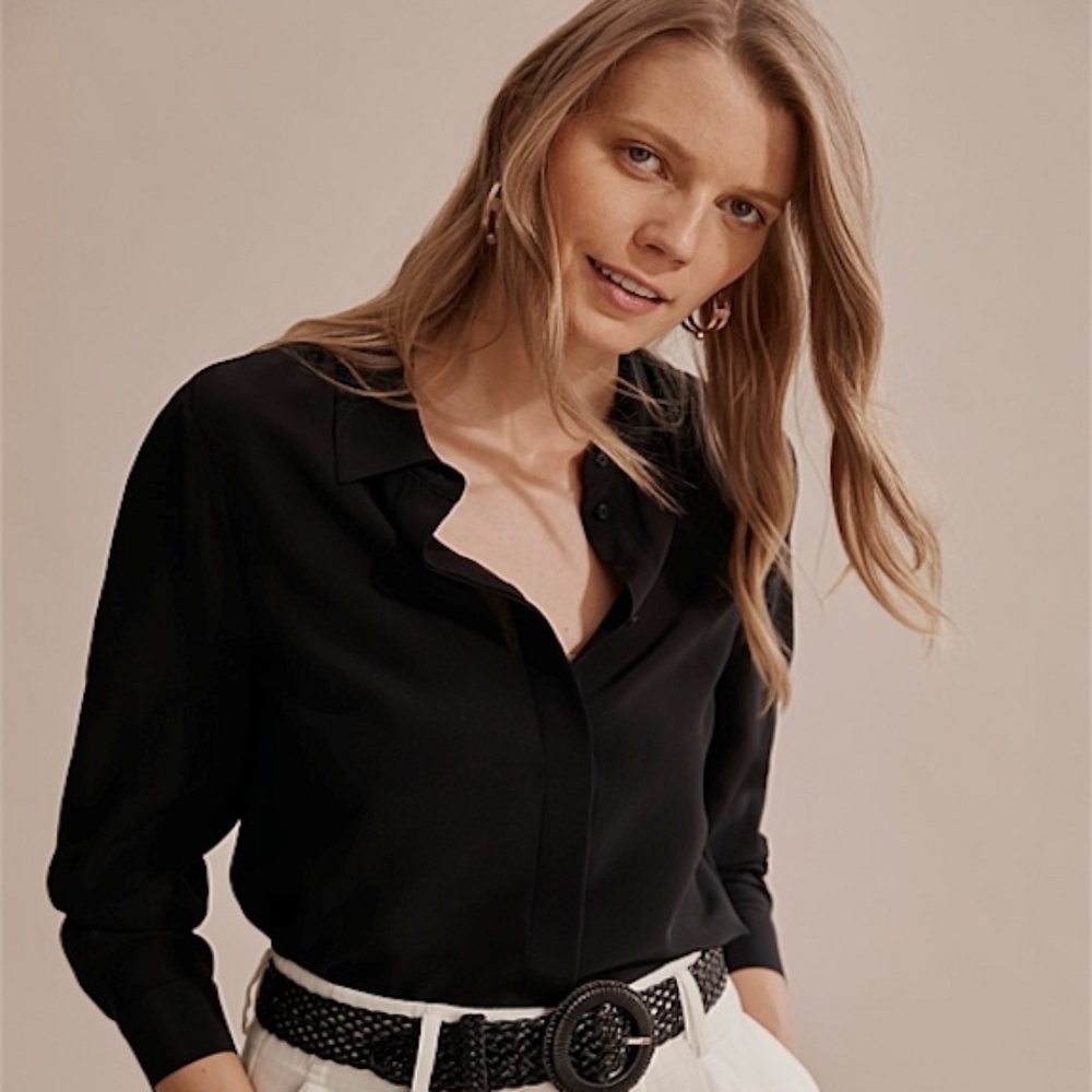 Equipment Silk Blouse Large Gently worn 100% silk